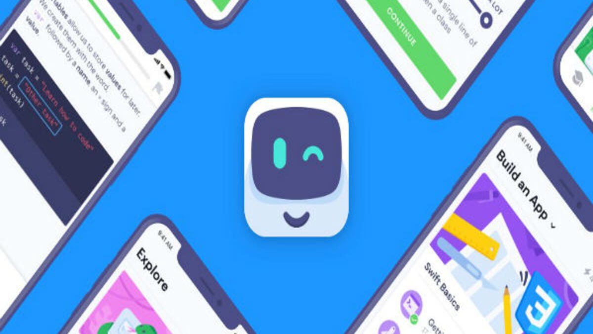 في فئة أفضل تحسين ذاتي: Mimo وهو تطبيق يساعد على كتابة الأكواد.