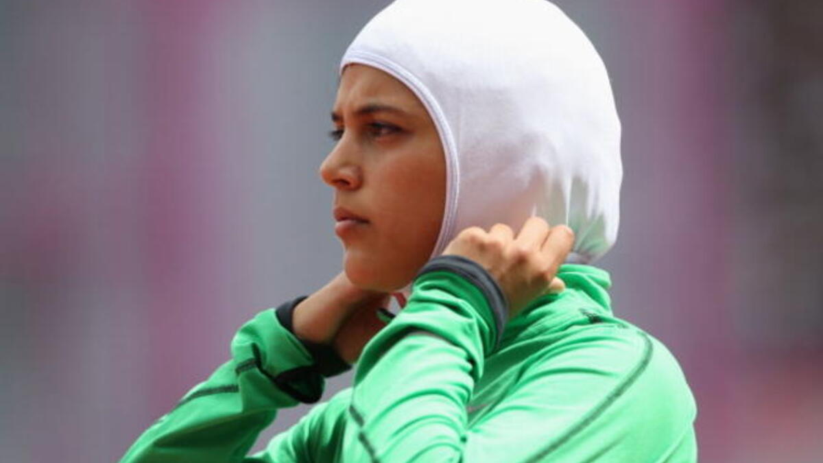 Saudi's first woman Sarah Attar Olympics London