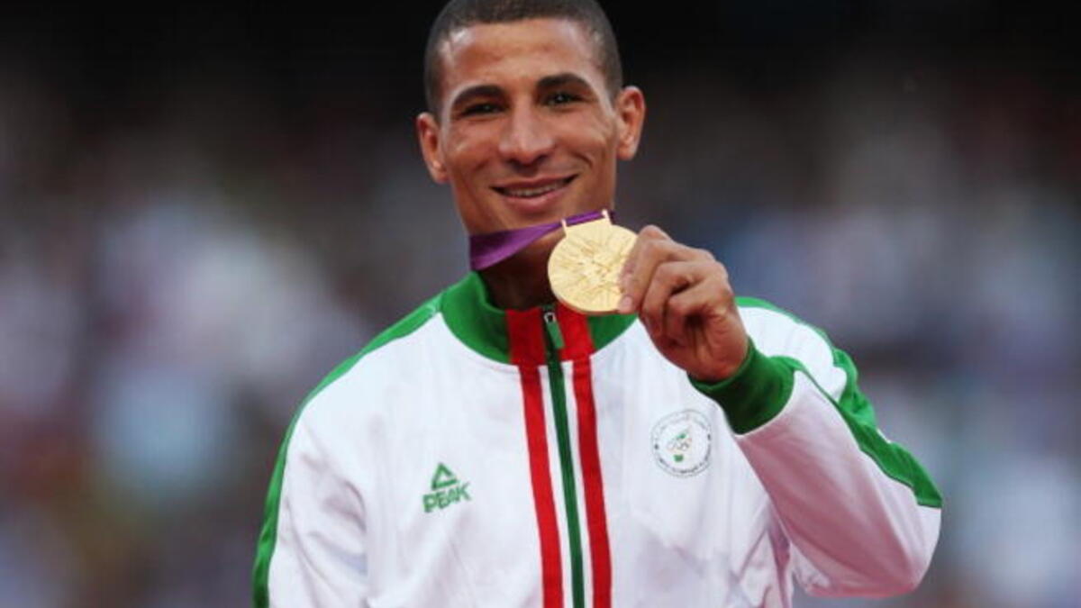 T&F: Taoufik Makhloufi takes Gold for Algeria in London 2012