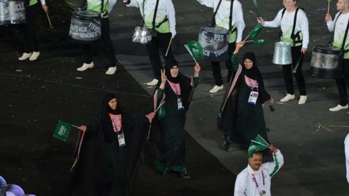 Saudi Arabia is entering 5 Olympic events London 2012