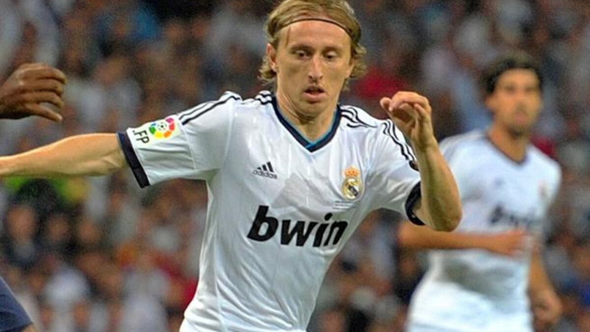 Luka Modric on a winning streak for Real Madrid 2012