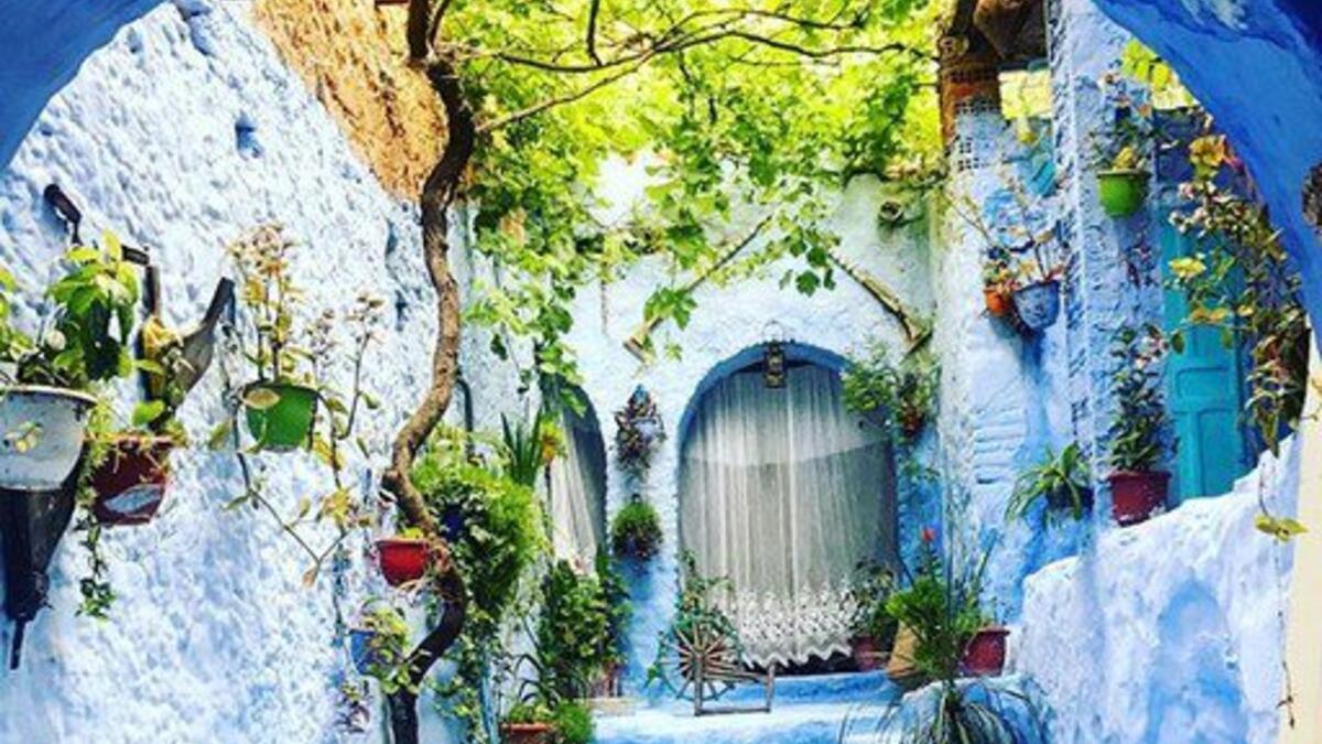 Chefchaouen, Morocco (Twitter)