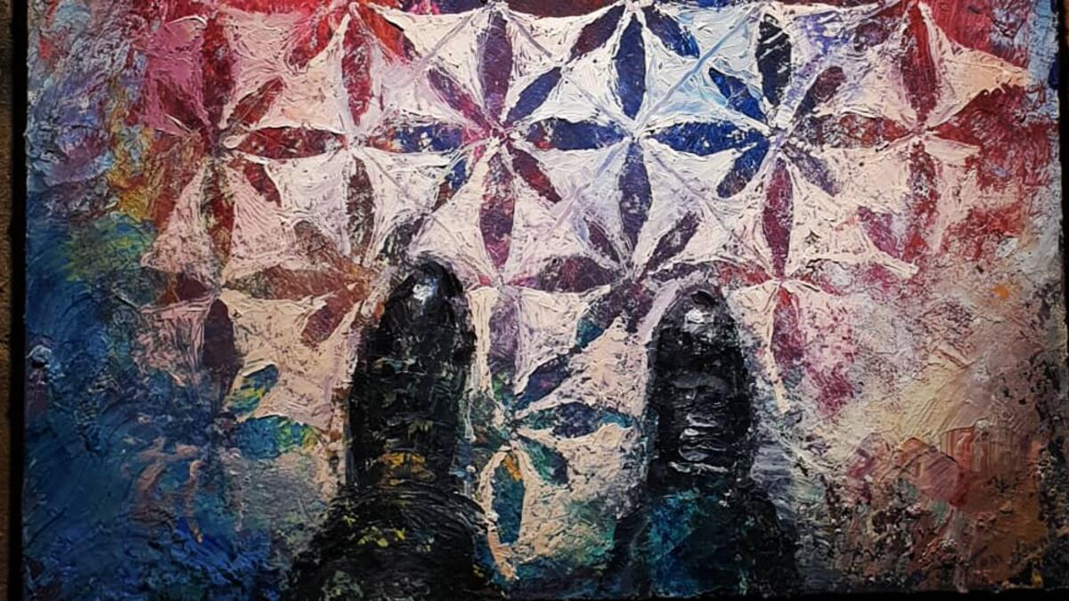 Increasingly impressive art exhibition in Lebanon's Sofar Grand Hotel (Twitter)