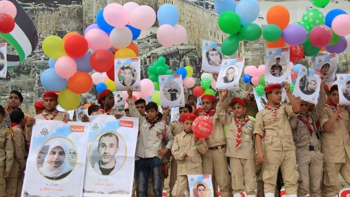 Tens of thousands of Palestinians mark the 31st anniversary of Hamas' founding on December 16, 2018.. (Twitter)