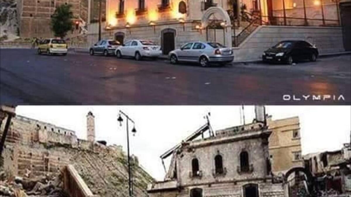 Syria in 10 years as the war continues. (Twitter)