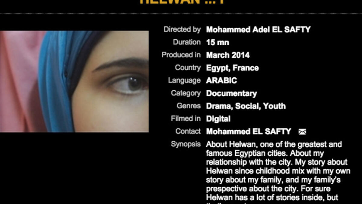 “Helwan...I” Cannes Film Festival
