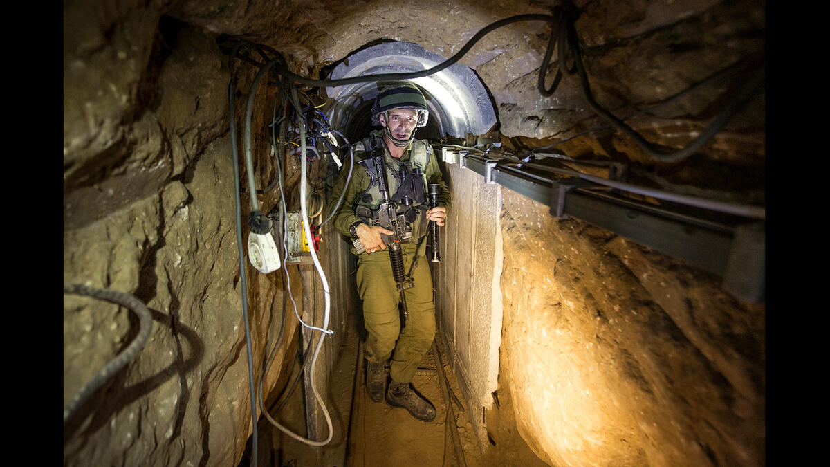 israeli soldier gaza tunnel