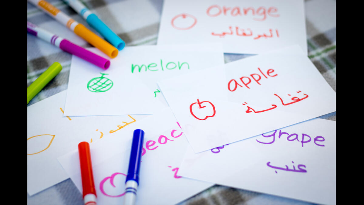 arabic writing english