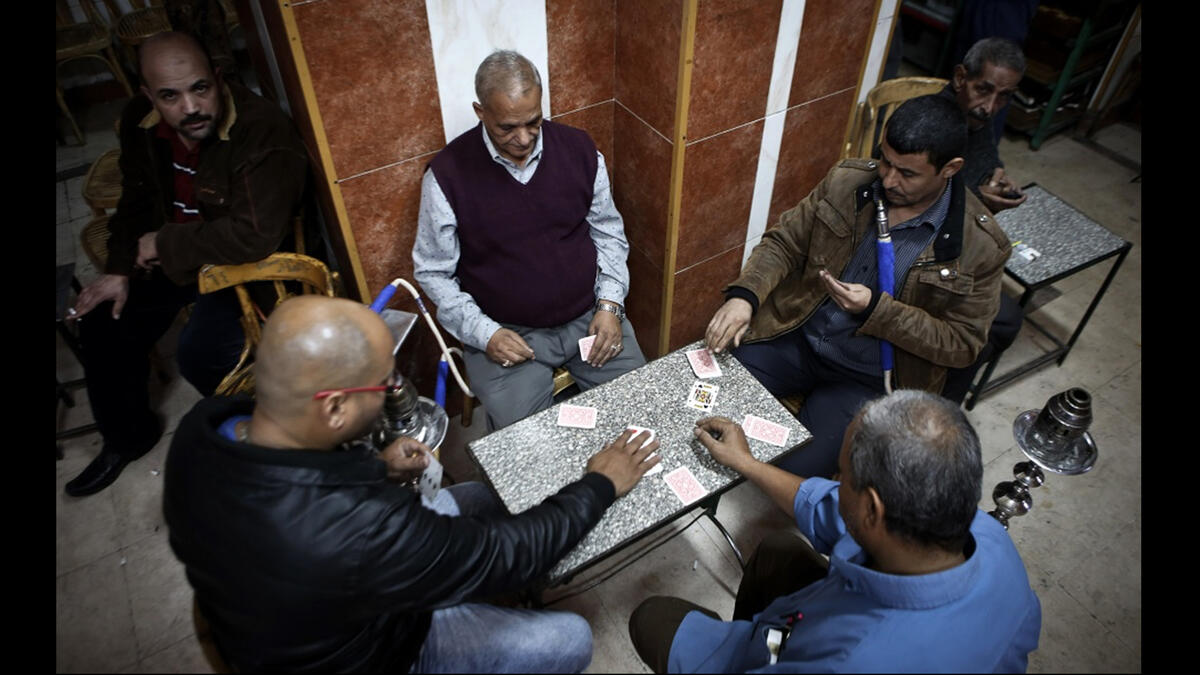 Egypt cafe men