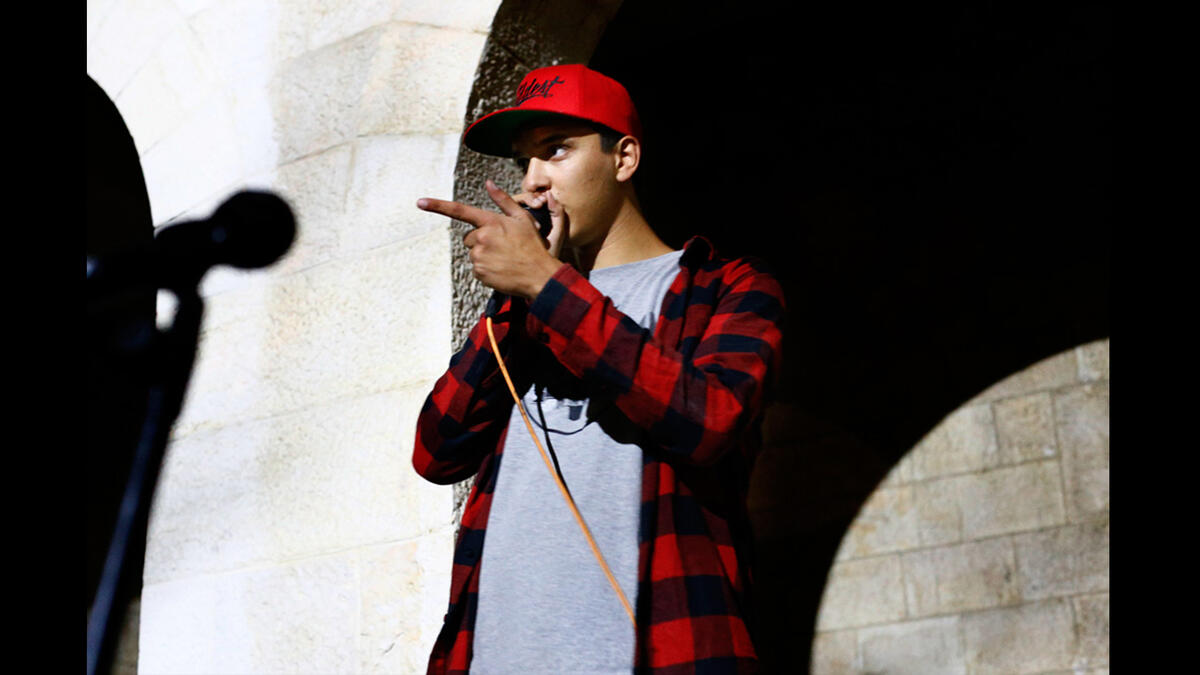 Beatboxer Abood Aladham