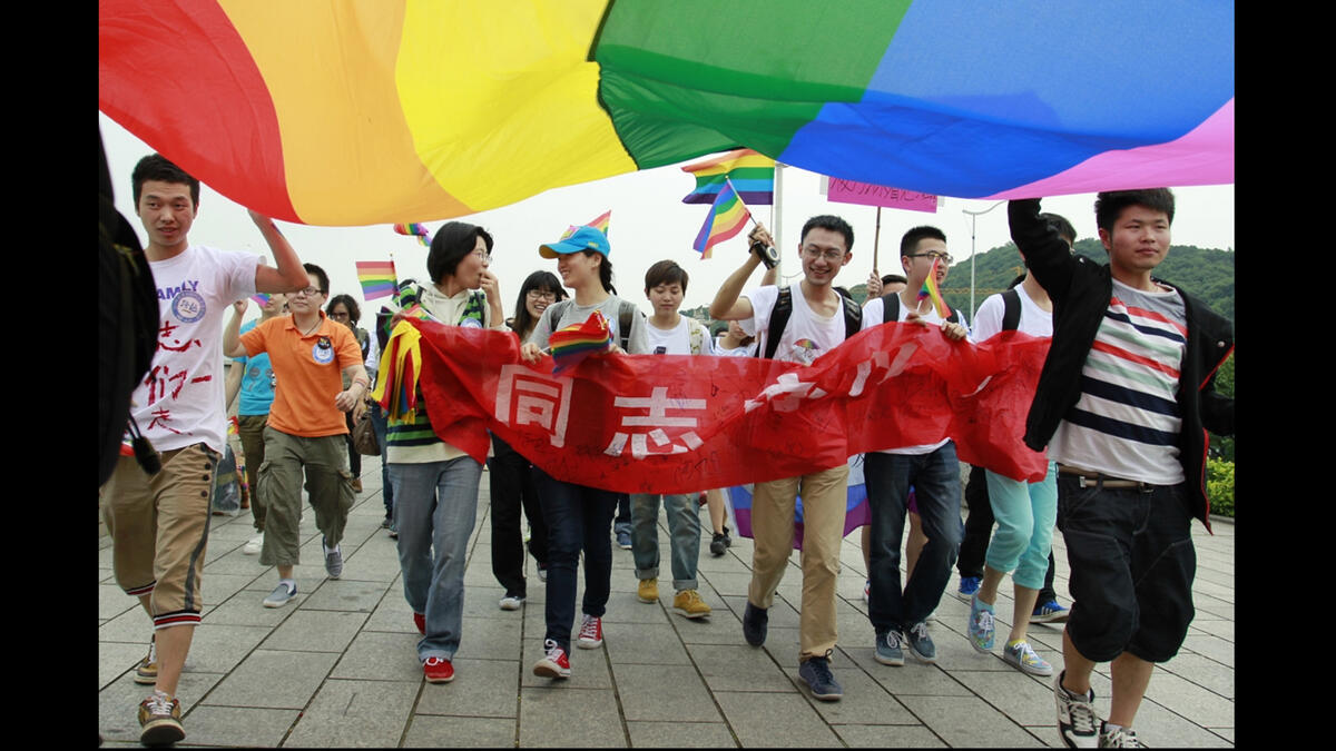gay parade china