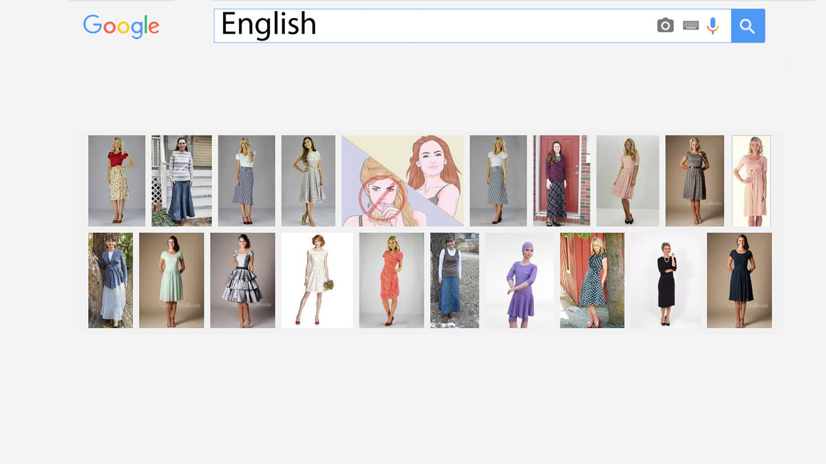 Google images modesty
