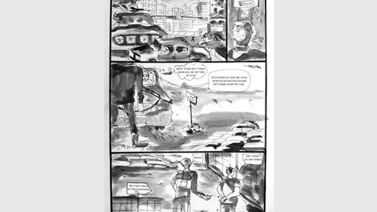 By the end of the day, the students were spinning stories with speed. Drawings became more detailed, with clearly articulated subjects. All promised to continue documenting their tales after the workshop ended, to "get them out of my head", said one, or to record them for family and friends.