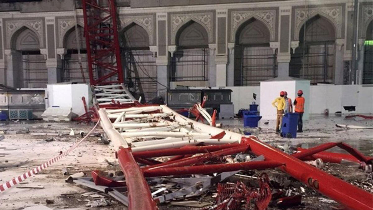 crane collapse mecca