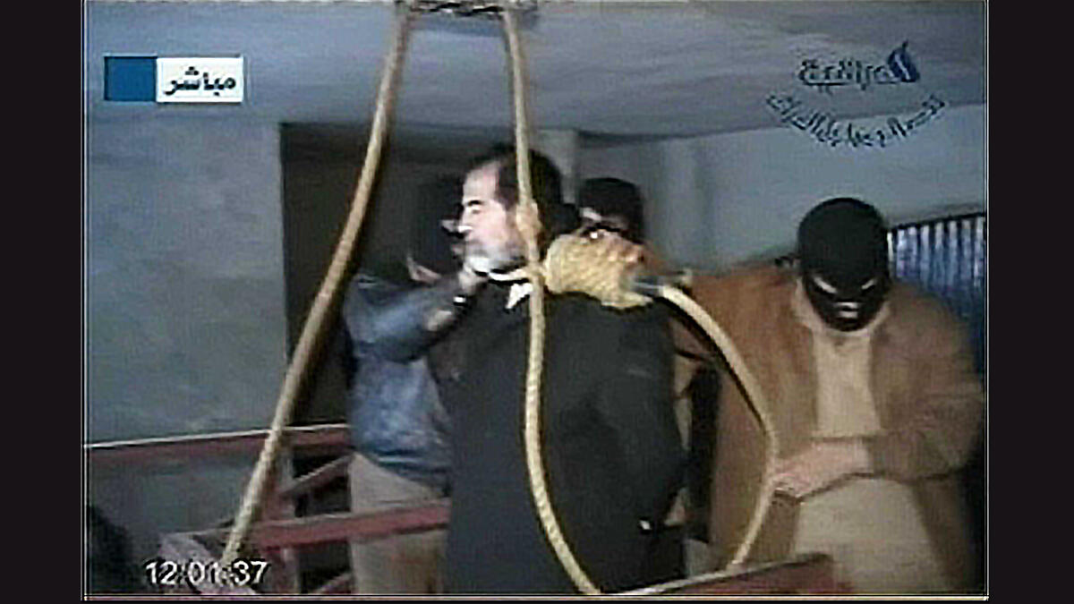 saddam execution hanging