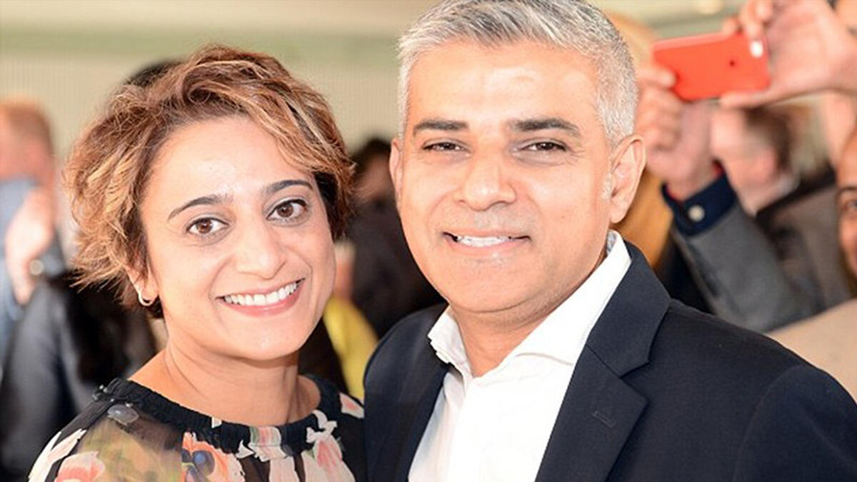 Sadiq Khan and wife