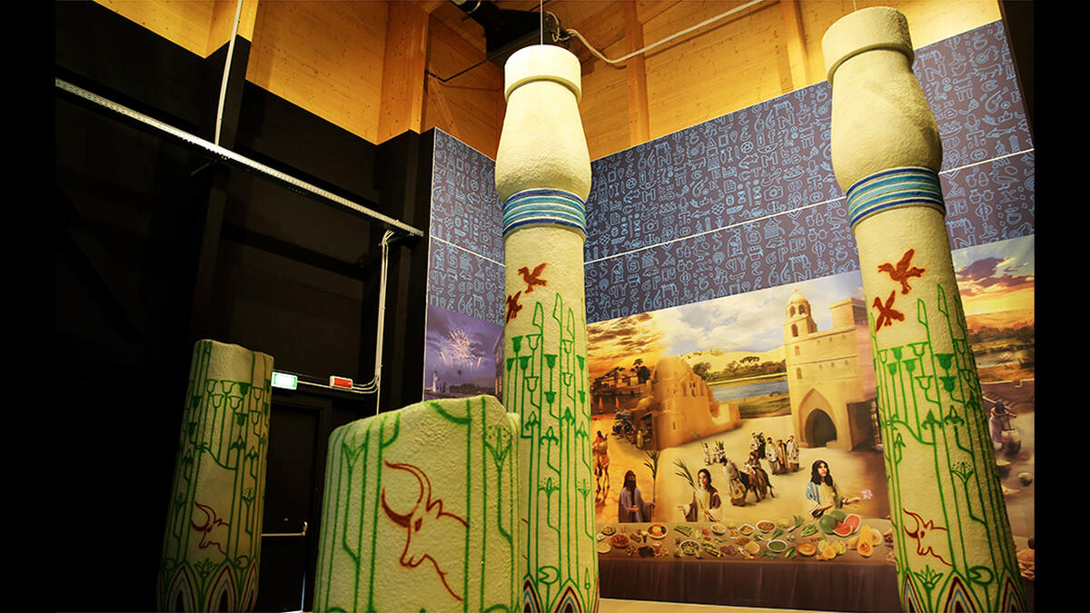 Egypt pavilion Milan Expo 2015