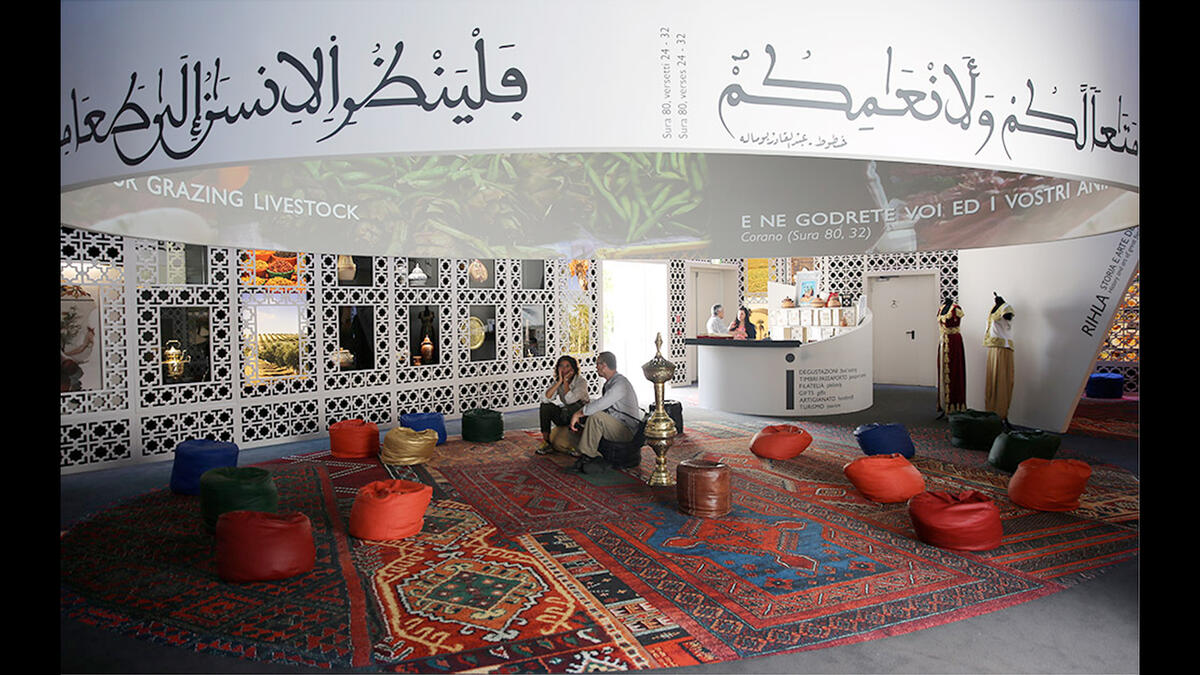 Algeria pavilion Milan Expo 2015