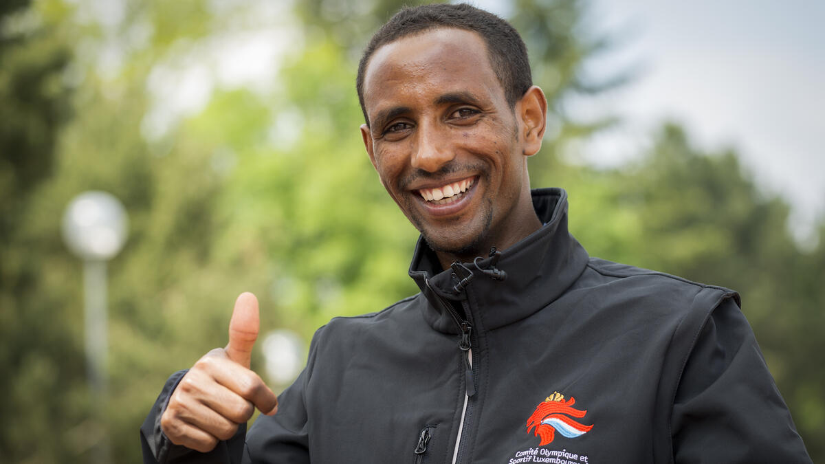 Yonas Kinde refugee athlete