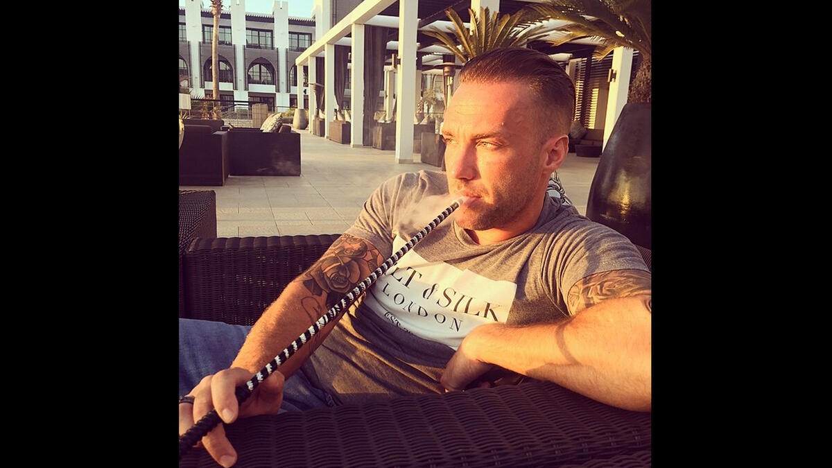 Calum Best and his gf United in the Arab Emirates earlier this year, and the sexy model also smoked up some shisha in Morocco. You and your ripped abs are always welcome to Arabia, Sir!