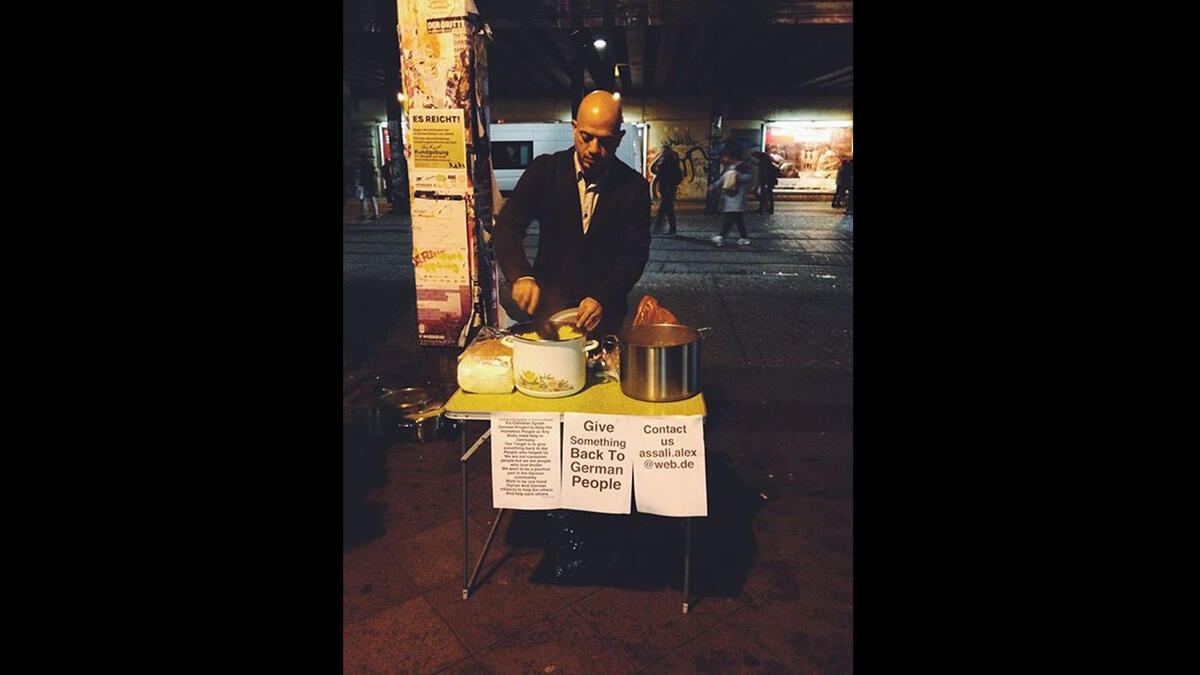 syrian refugee germany homeless food