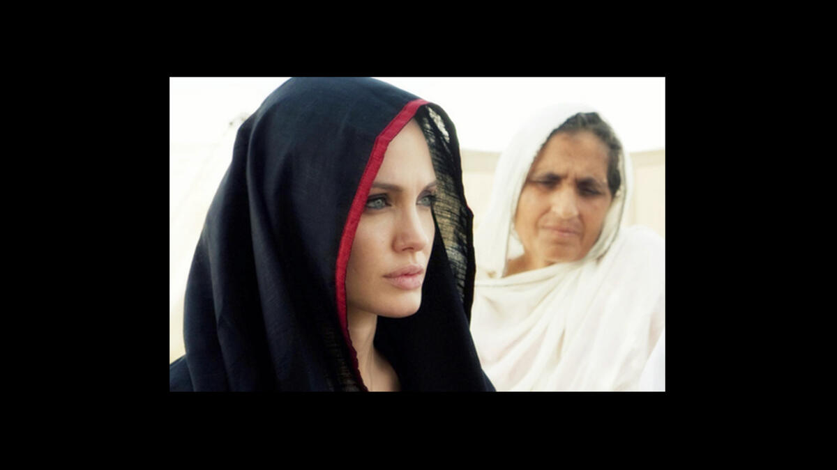 Angelina Jolie arabic dress