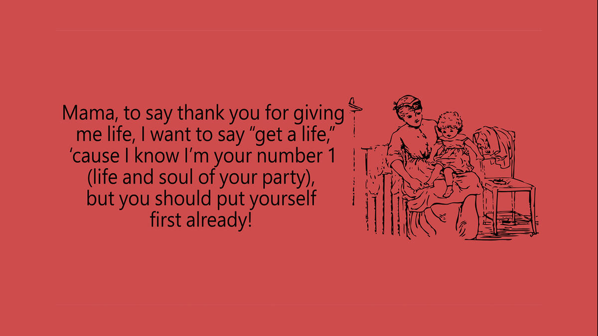 Arab Mother's Day parody cards