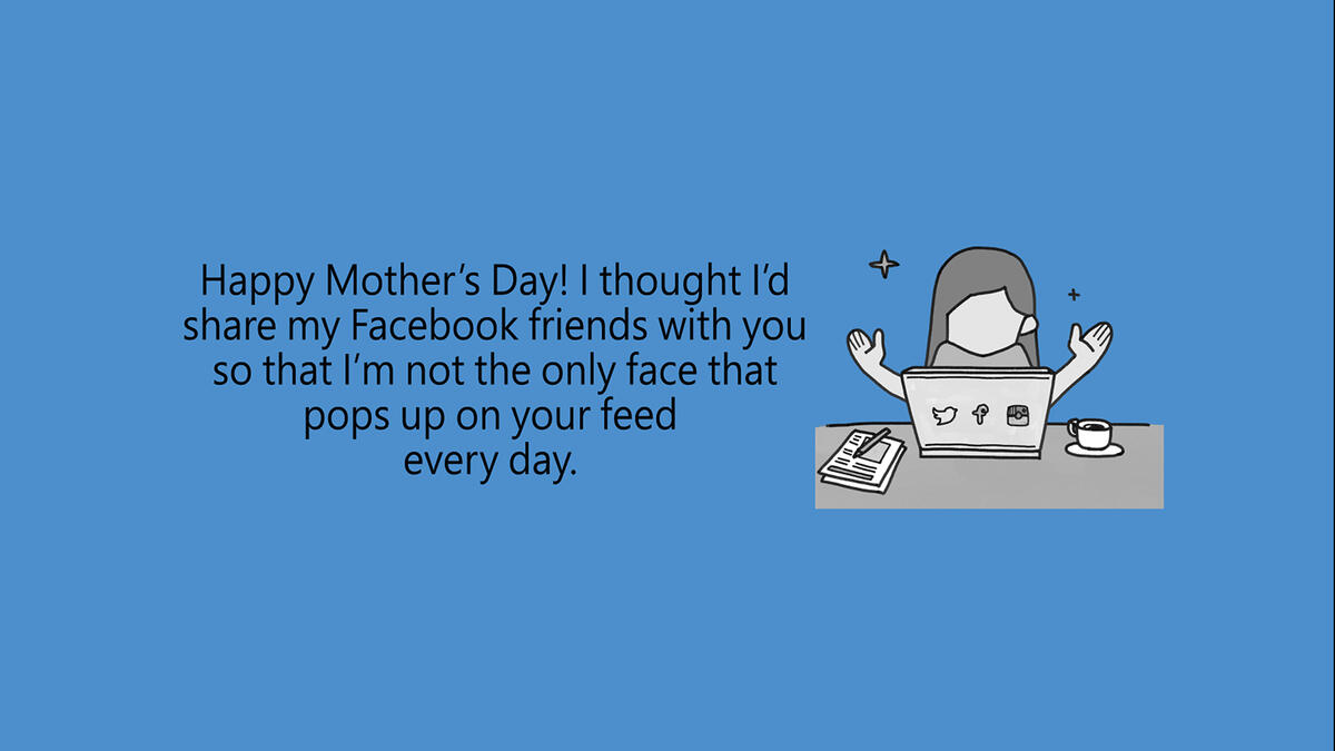 Arab Mother's Day parody cards
