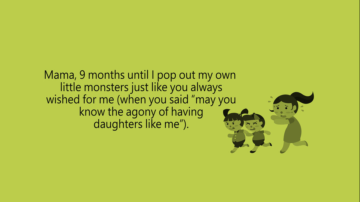 Arab Mother's Day parody cards