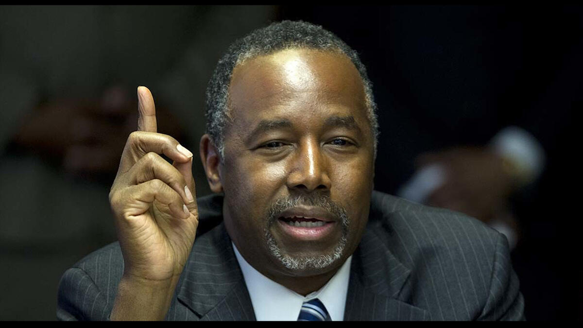 ben carson talking