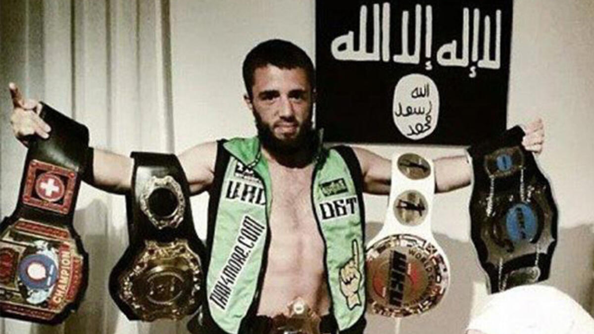 True - Valdet Gashi: the 28-year-old two-time Thai Boxing World Champion left a wife and two children in Bavaria for Daesh. Earl