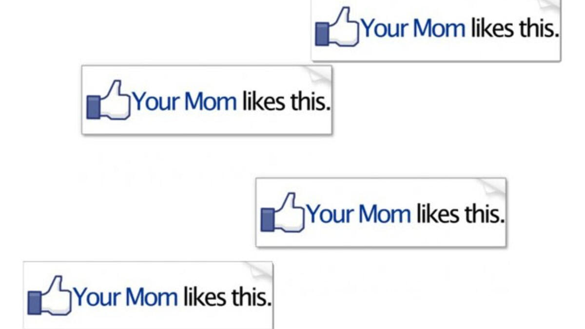 mother like Facebook social media