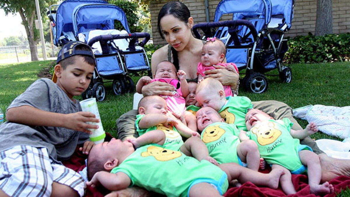 mother many children babies