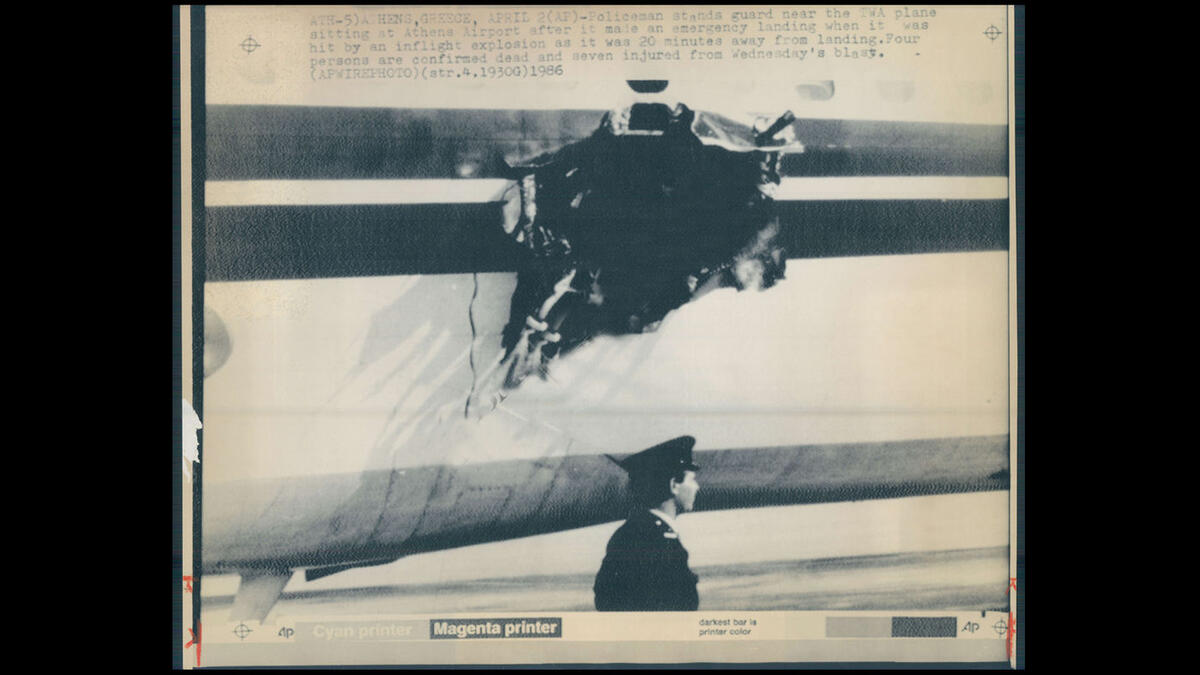 twa flight 840 bombing