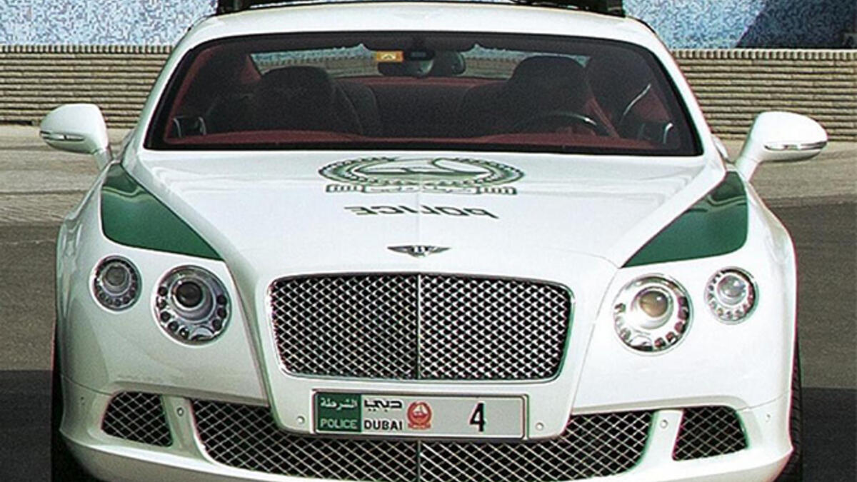 Dubai police car