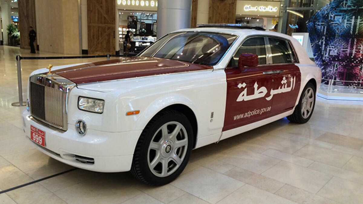Abu Dhabi police car