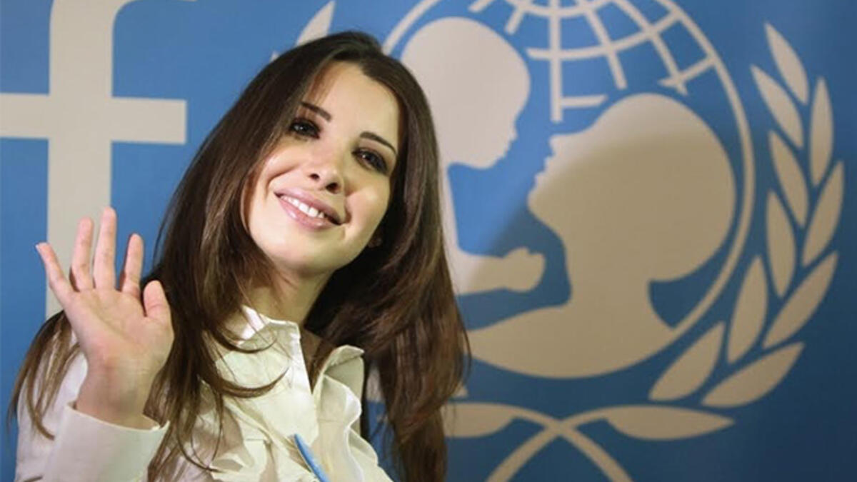 Nancy Ajram - The Lebanese superstar and Arab Idol judge was appointed UNICEF’s first female Regional Ambassador for the MENA in 2009, following in the footsteps of Egyptian actor Mahmud Kabil. She released UNICEF’s 'A Call to Action' Video appeal and opened the 30th annual Arab's Children's Congress in Amman in 2010.