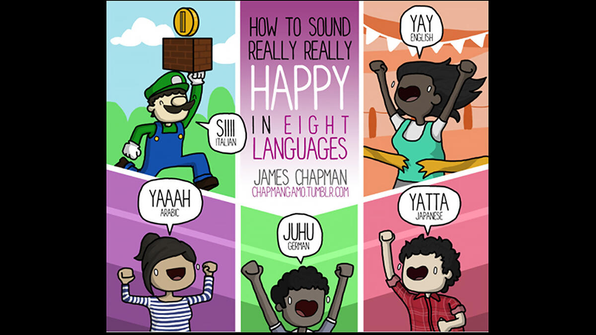 How to sound really happy in Arabic
