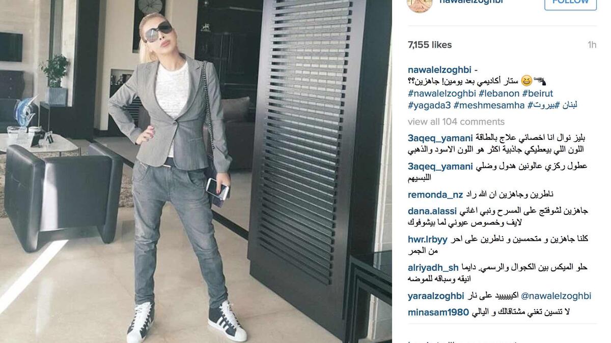 Nawal Al Zoghbi lookin' fly