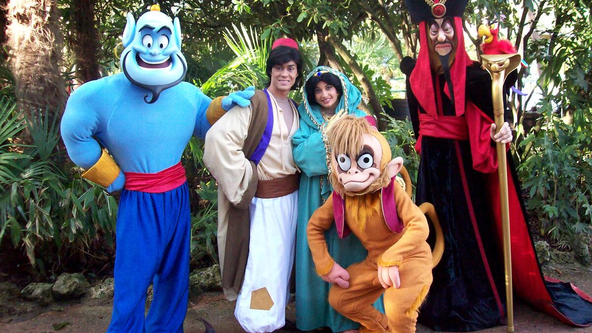 Aladdin movie characters. (pinterest.com)