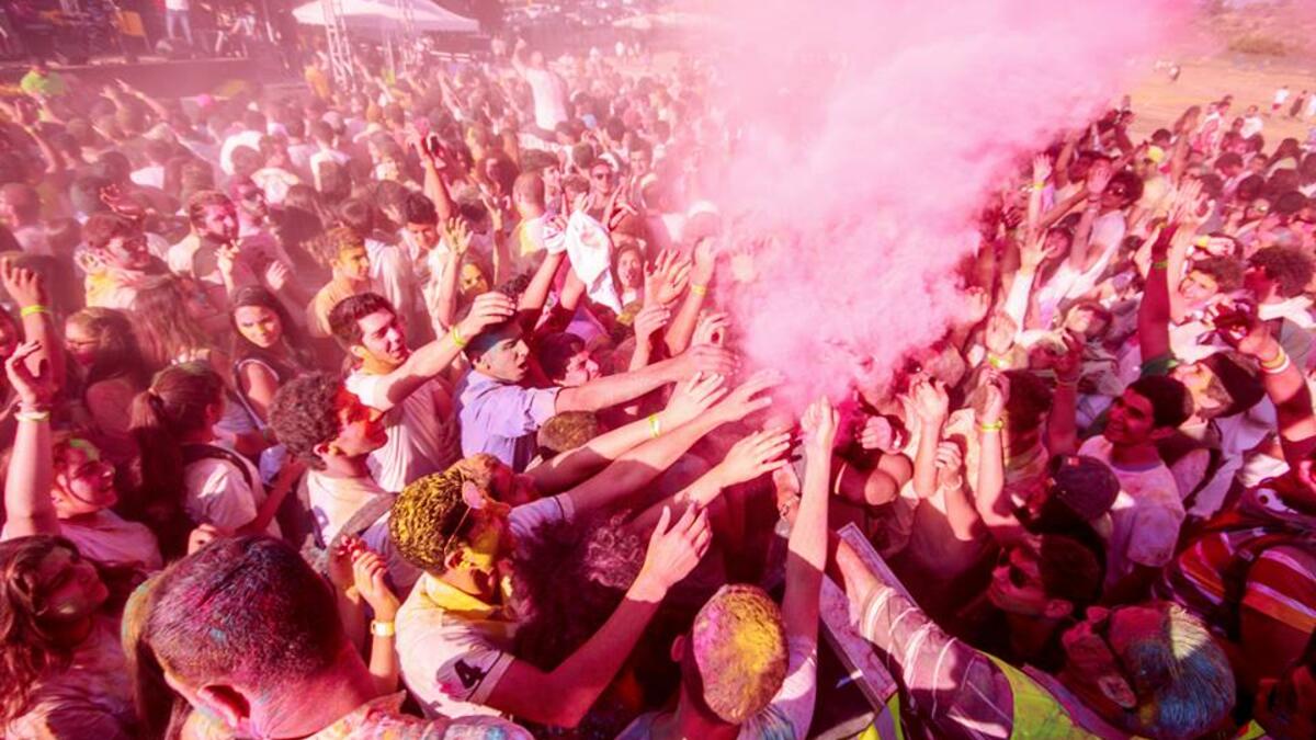 International Color Festival held in Amman, Jordan. (Facebook)
