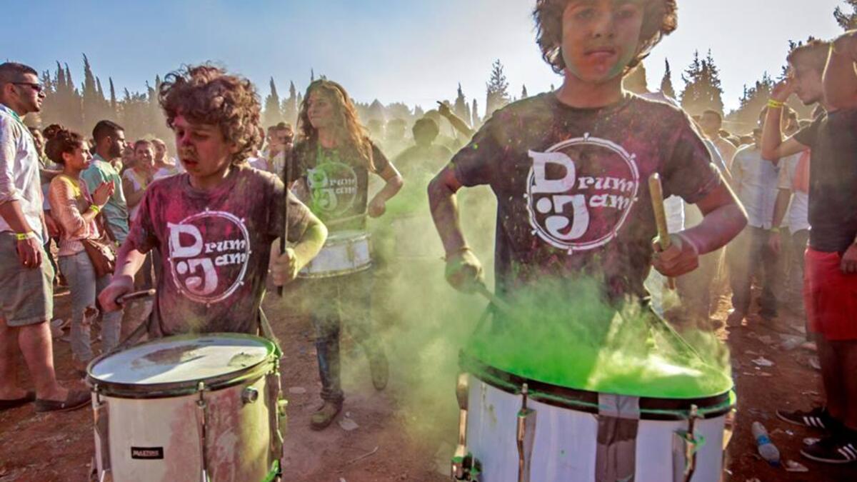 Color Festival in Amman, Jordan. (Facebook)