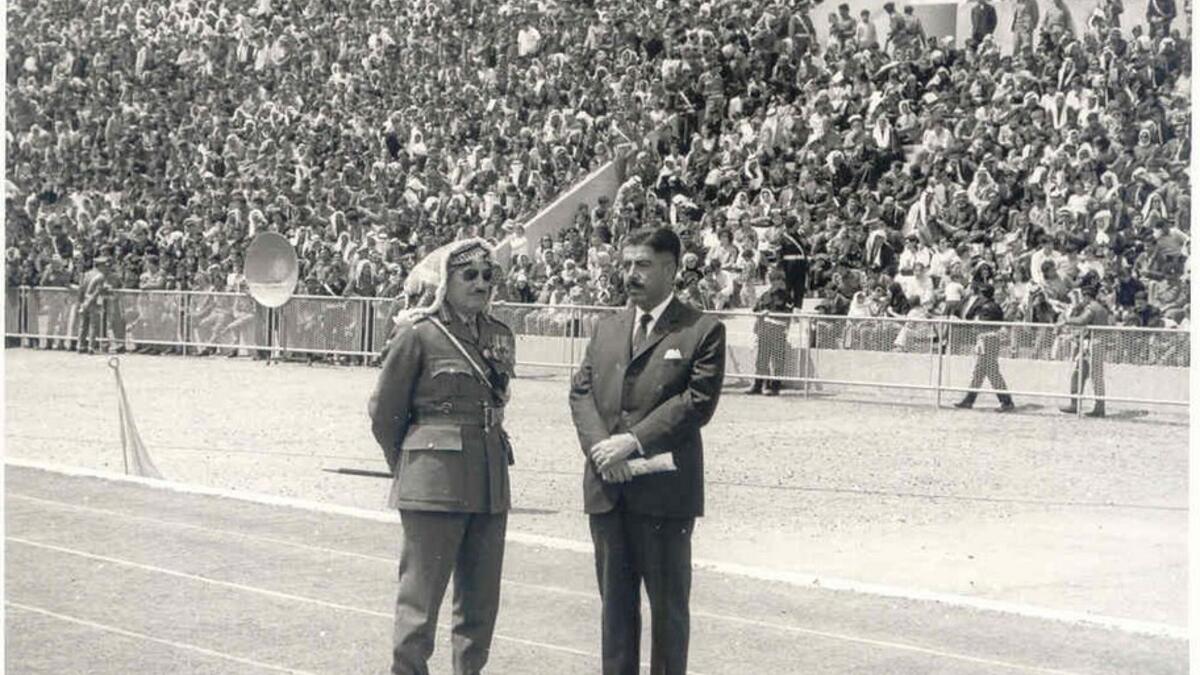 Field marshal Habis Al-Majali and former prime minister Wasfi Al-Tal. (brightstar-jo.com)