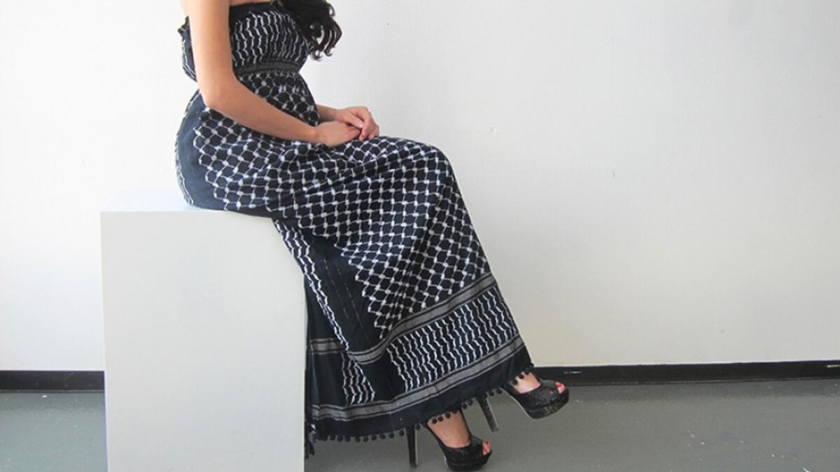 keffiyeh dress