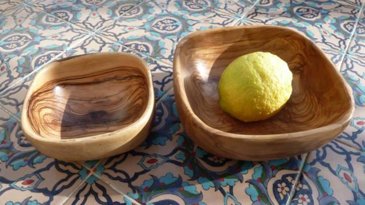 olive wood bowls
