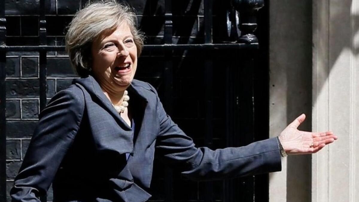 Theresa Mary British Prime Minister, strong and stable haircut  (medium.com)