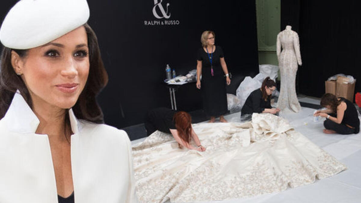 فستان العروس: اختارت ماركل فستان زفافها من علامة Ralph & Russo، البريطانية الراقية ويصل سعره إلى 100 ألف جنيه استرليني.