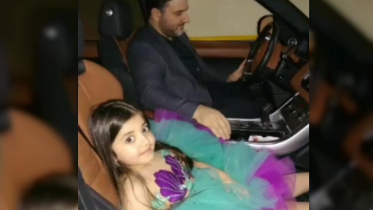 Melhim Zain and his daughter Fatima