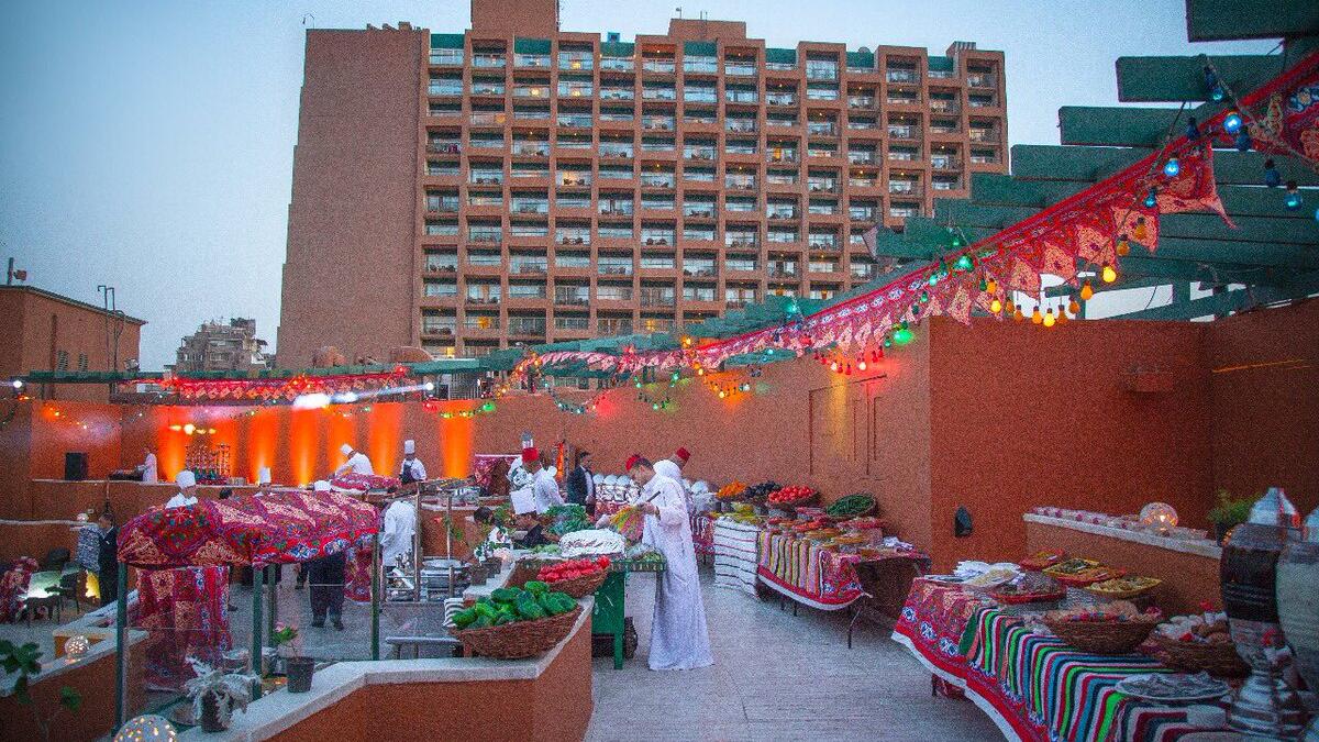 Cairo Marriott, Egypt: You can enjoy all the dishes you’ve been craving without spending a minute in the kitchen. Marriott will spoil you with the entire street-chic experience including all the cooking stations or a family-style iftar/sohour menu featuring an extensive variety of dishes. (Twitter)