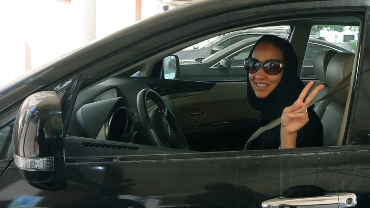 Manal Al Sharif is a Saudi activist has been at the center of two movements for women's right to drive in Saudi Arabia, and a movement to free incarcerated Saudi, Filipino, and Indonesian women who are in jail because of small amounts of money they owe which they cannot pay. (AFP/ File Photo)